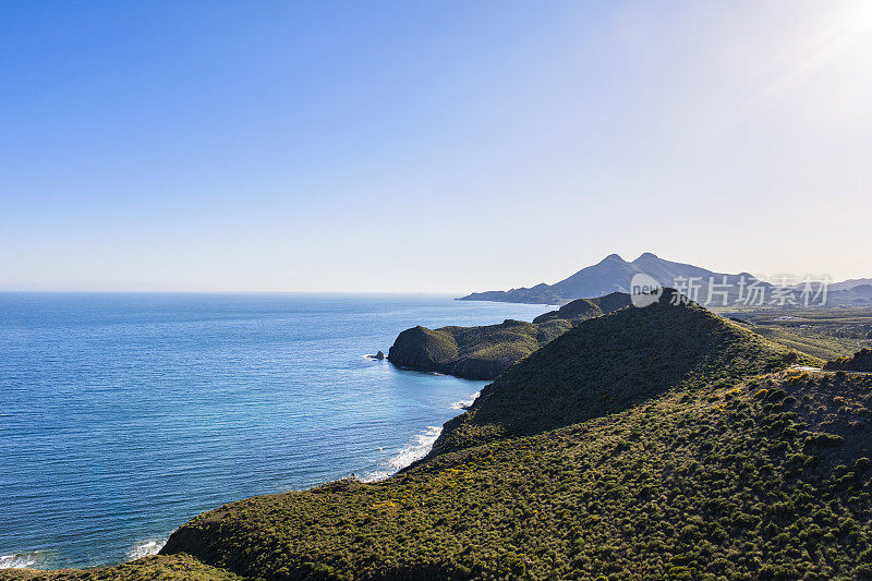 Mirador de la Amatista, Cabo de Gata-Níjar自然保护区的全景点-西班牙